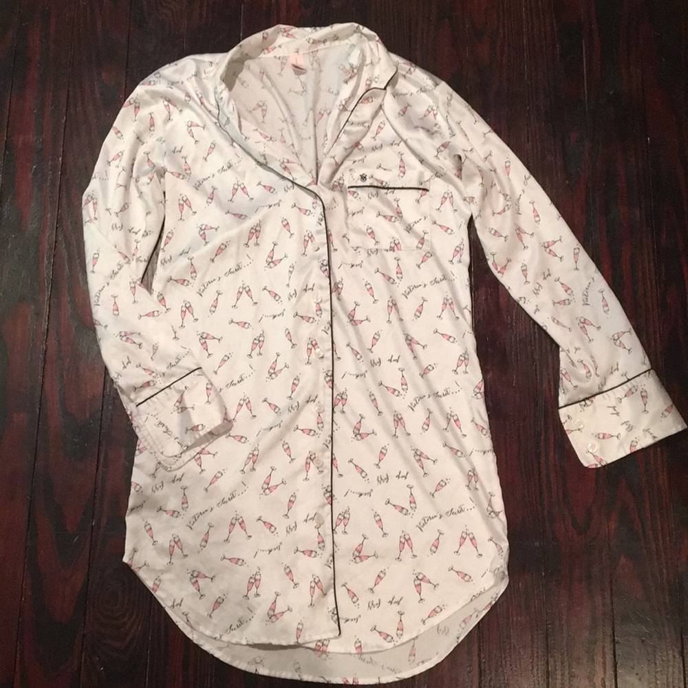 Victoria’s Secret champagne pajama dress
